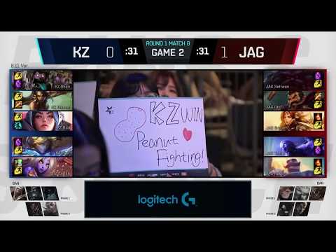 KZ (Khan Dr Mundo) VS JAG (Grace Braum Mid) Game 2 Highlights   2018 LCK Summer W1D3