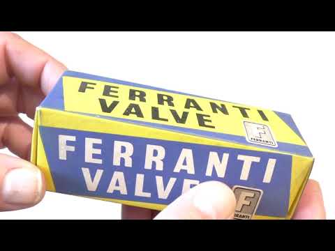 Unboxing Two Ferranti 12SQ7GT Double Diode Triode Vacuum Tubes #UnboxingVintageElectronicComponents