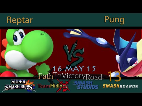 PTVR13 - Reptar (Yoshi) Vs. Pung (Greninja) SSB4 Tournament Smash 4 Wii U