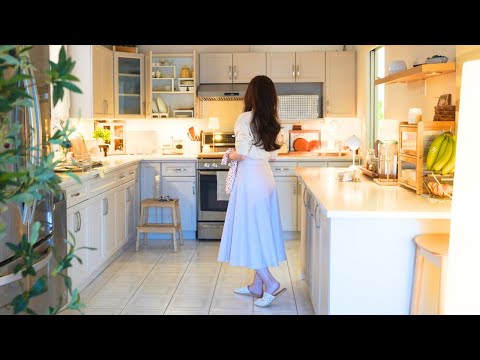 Gentle Morning Home Reset | Homemade Bread, Garlic Confit & Cozy Kitchen Rituals