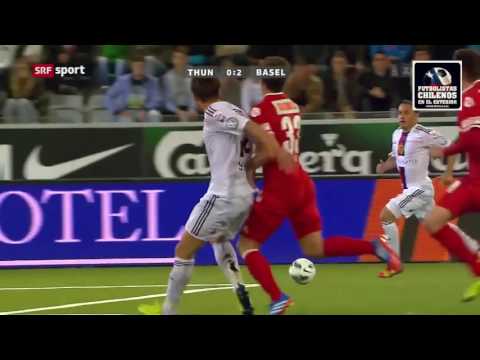 Thun 0-2 Basilea, Gol de Marcelo Díaz (B)