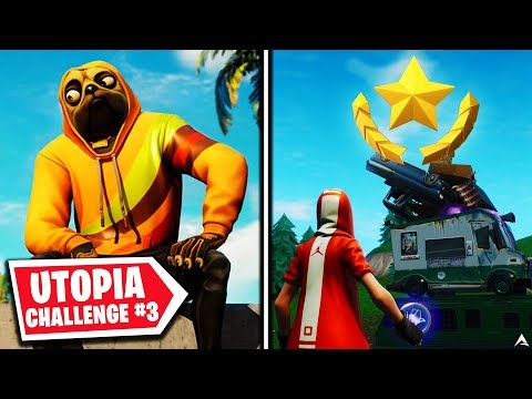 SECRET BATTLESTAR! Utopia Challenges Week 3 (Fortnite Season 9)