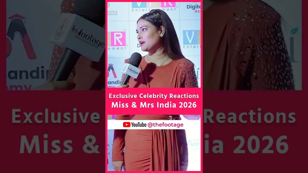 Celebrities Speak at Miss & Mrs India 2026 👑 | Exclusive Reactions #shorts