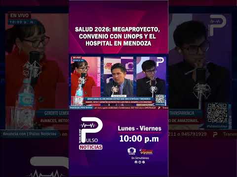 SALUD 2026: MEGAPROYECTOS, CONVENIO CON UNOPS Y EL HOSPITAL EN MENDOZA