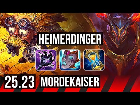 HEIMERDINGER vs MORDEKAISER (TOP) | EUW Master | 25.23