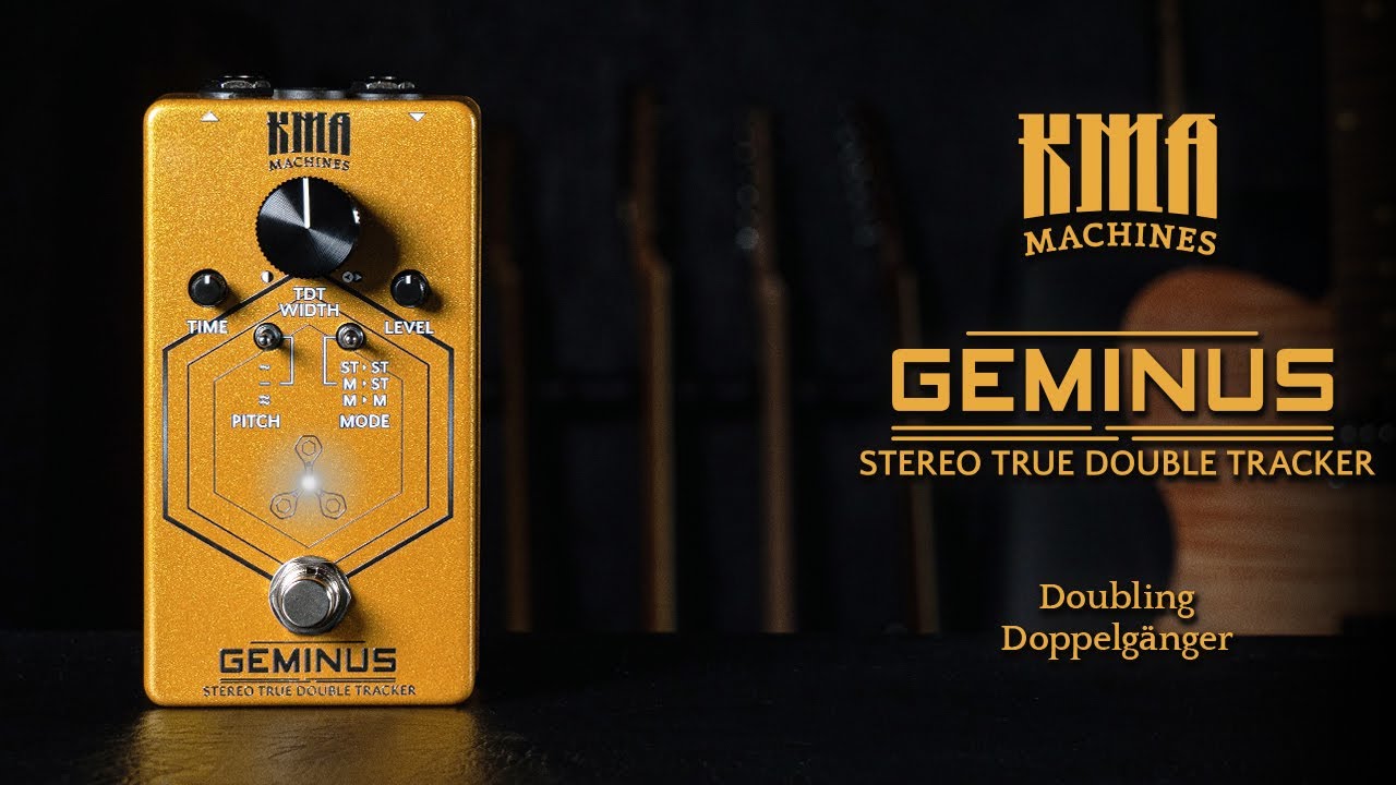KMA Machines GEMINUS - Stereo True Double Tracker - YouTube