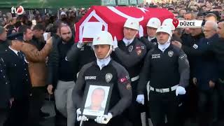 DEAŞ Operasyonunda Şehit Olan Polis Memuru Memleketinde Toprağa Verildi