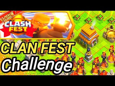 Easily 3 Star The Clan Fest Challenge | The Clan Fest Event | Clash Of Clan- COC