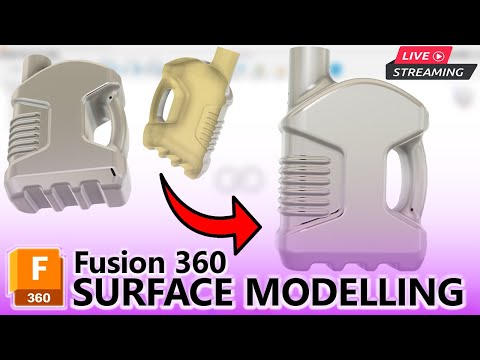 Autodesk Fusion - The ULTIMATE Guide to SURFACE Modelling in 2025!