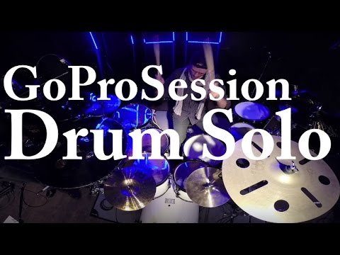 Damien Schmitt - Drum solo - GoPro Session With Alain Caron Band