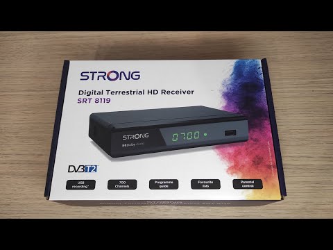 Prezentacja dekodera DVB-T2 HEVC H.265 - Strong SRT8119 Tuner DVB-T2