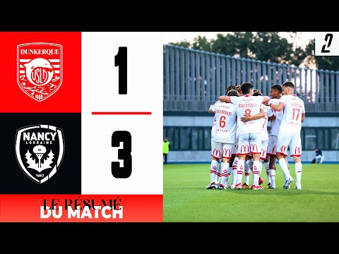 J3 Ligue 2 BKT - Le résumé vidéo de Dunkerque - Nancy