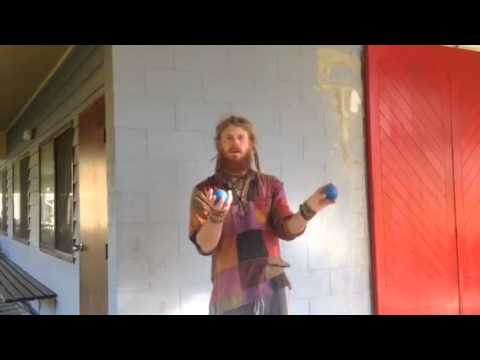 Juggling tutorial: 3 ball weave