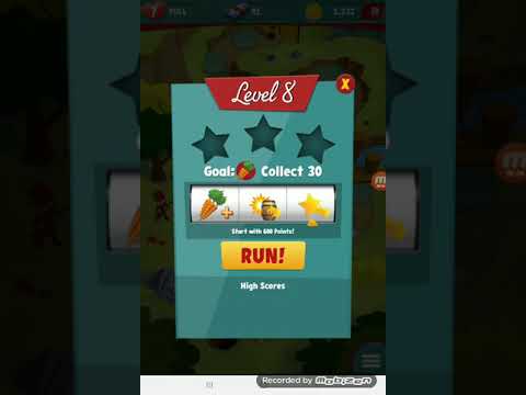Looney tunes dash episode 1 Wabbit season Level 8 With stars and a Card