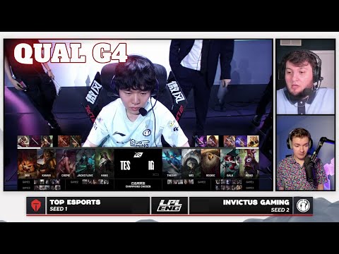 TES vs IG - Game 4 | LPL Worlds 2025 Regional Qualifier |Top Esports vs Invictus Gaming G4 full
