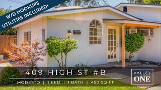 FOR RENT in Modesto: Luxury & Beauty in this Tiny Home