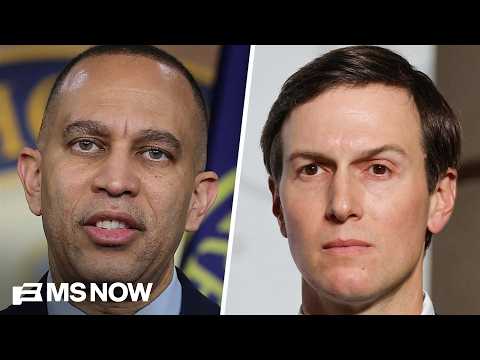 HOUSE DEM WHIP: 'NOT AT ALL CONCERNED' over Jeffries-Kushner meeting undermining Dem investigations