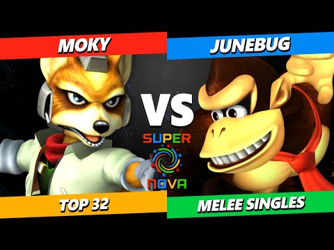 Supernova 2025 - moky (Fox) Vs. Junebug (Donkey Kong) Smash Melee Tournament