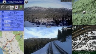 preview picture of video 'CA Zephyr tour, Truckee to San Francisco via Amtrak rail (includes trainlapse videos)'