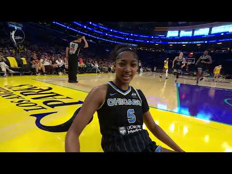 HIGHLIGHTS: Angel Reese Scores Season-High 24 Points in Sky Win over Los Angeles Sparks