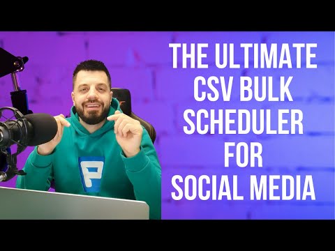 How to Schedule in Bulk 100+ Social Media Posts Using Publer's CSV