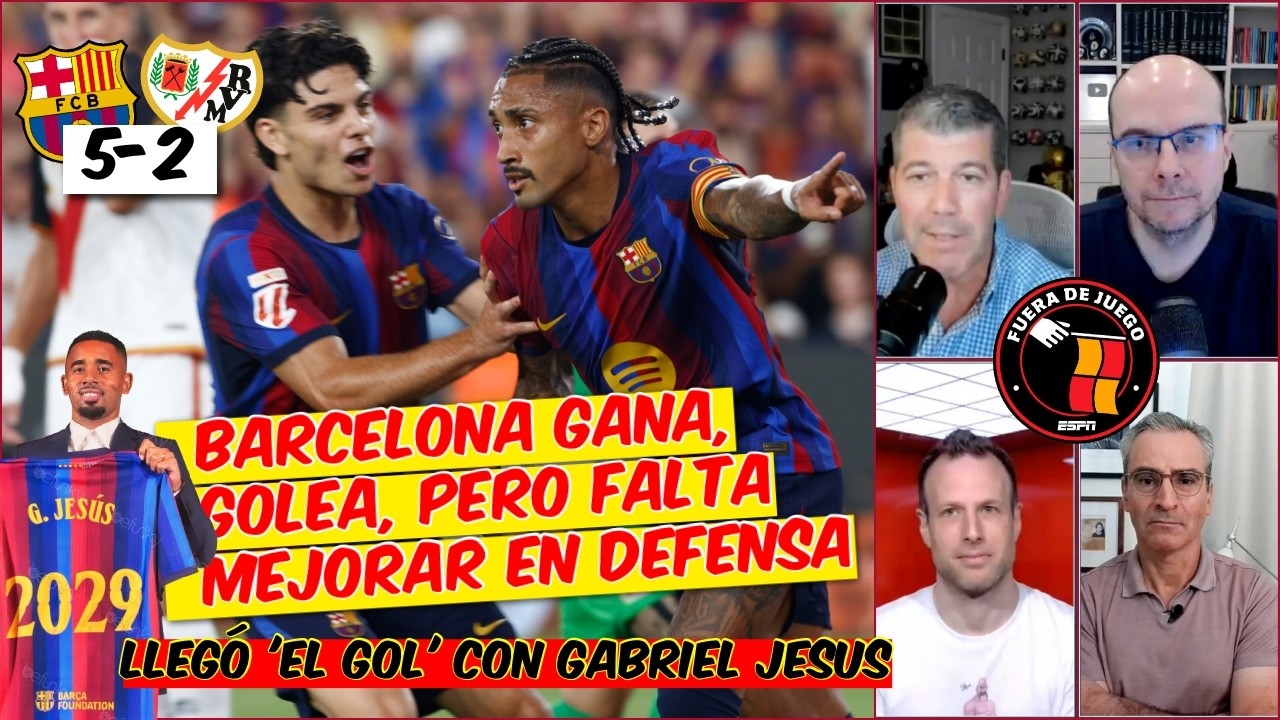 Barcelona APUESTA a GANAR pero en DEFENSA SIGUE FRÁGIL. Con RODRI debería MEJORAR | Fuera de Juego