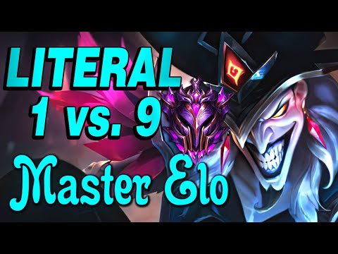 Shaco Insane 1v9 Super Carry in Master Elo