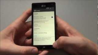 LG Optimus 4X HD - Einstellungen/settings