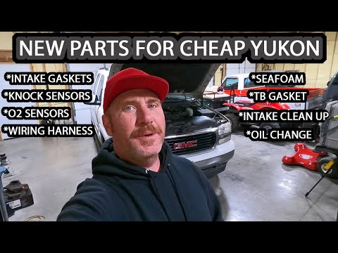GMC Yukon Rough Idle Fix (New Intake Gaskets, Knock Sensors, 02 Sensor and Injectors)