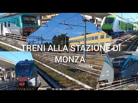 TRENI ALLA STAZIONE DI MONZA