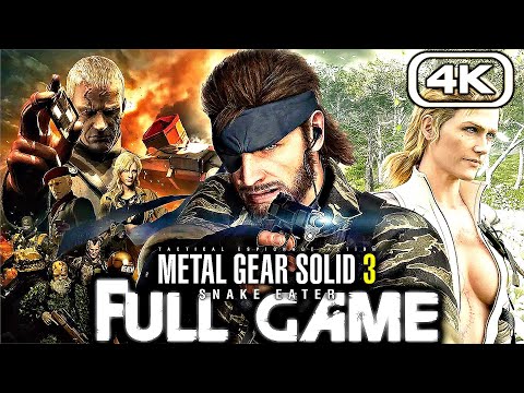 METAL GEAR SOLID 3 Gameplay Walkthrough FULL GAME (4K 60FPS) REMASTERED