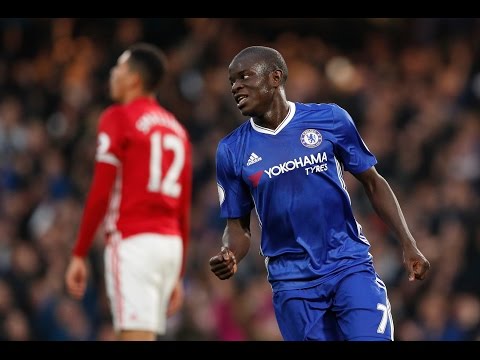 Chelsea FC 1-0 Manchester United N'Golo Kanté Goal 13.03.2017