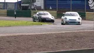 preview picture of video 'Porsche GT3 Cup Challenge GB 2012 - Rounds 7 & 8 in Croft'