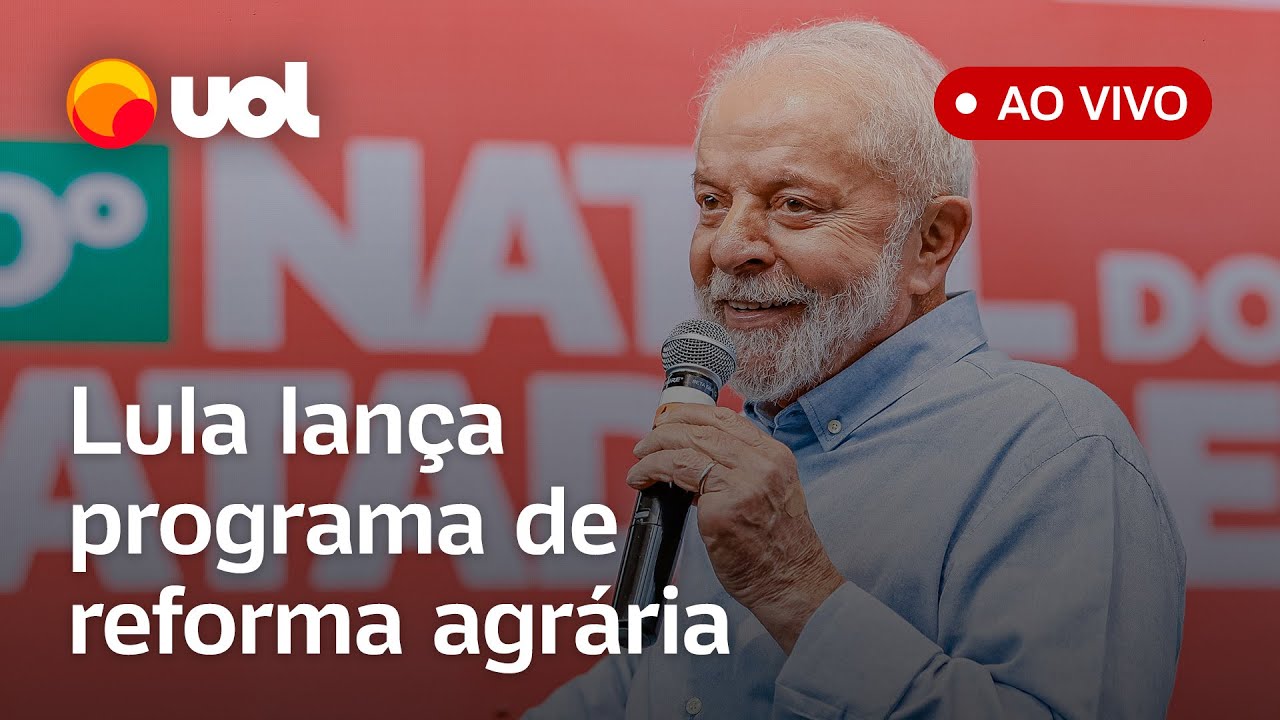 🔴 Lula fala ao vivo e lança programa de reforma agrária para agricultores após ocupações do MST