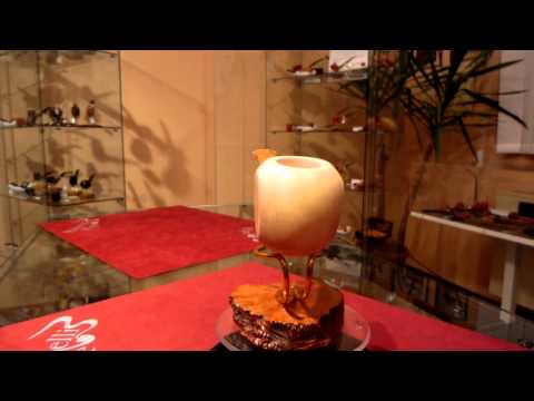 Pipa in limone half bent panel - www.paronellipipe.it