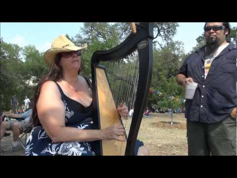 Eeyore's Birthday 2011 Harpist Gretchen McMahon performs 