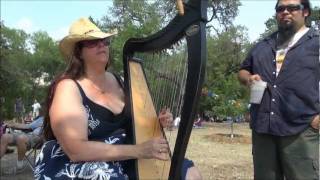 Eeyore's Birthday 2011 Harpist Gretchen McMahon performs 