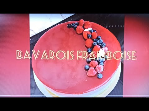 Bavarois à la framboise