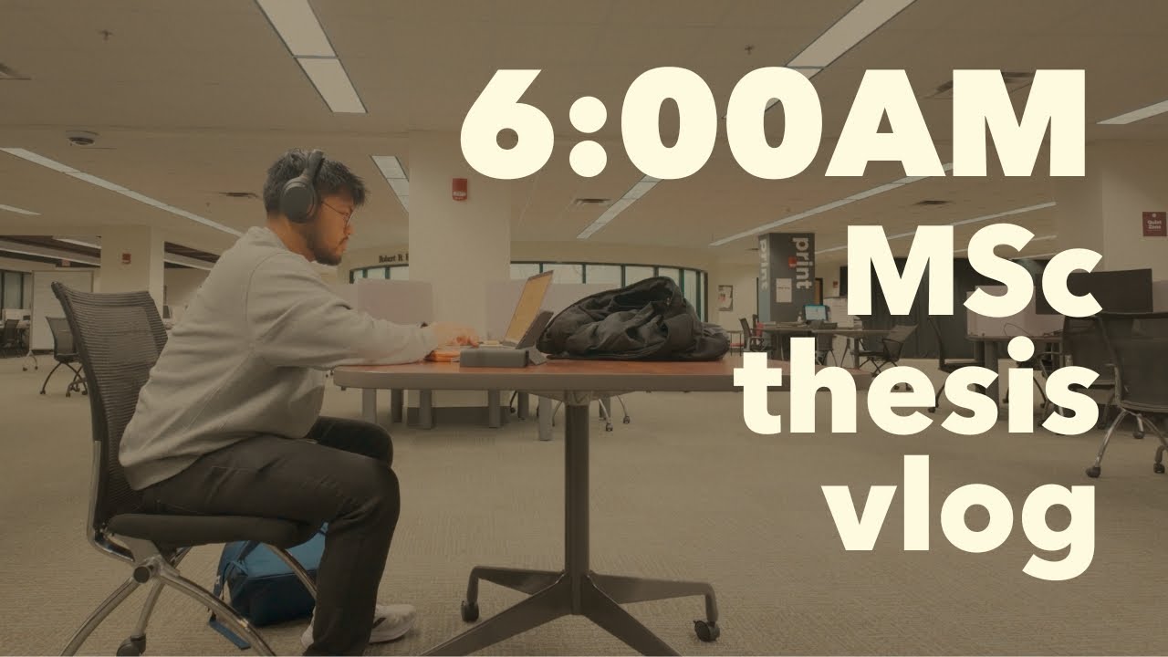 study vlog | thesis writing, exam cramming, grad student life, research reading, presentation prep