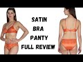 Satin Bra Panty For Lovely Woman Unique Product
