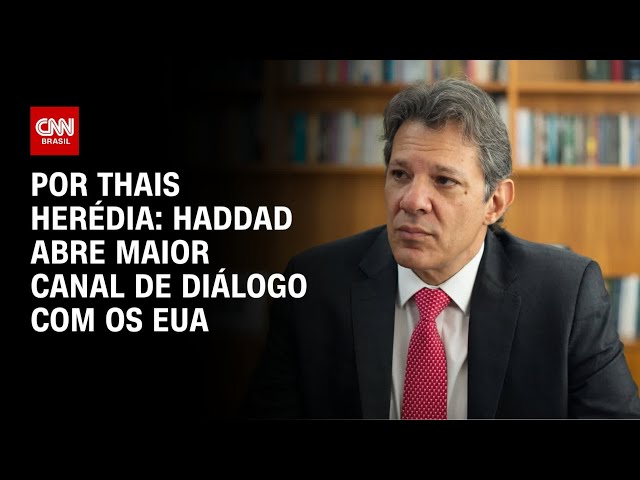 Análise: Haddad abre maior canal de diálogo com os EUA | CNN PRIME TIME