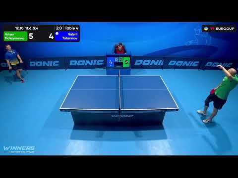 10:45 Artem Maksymenko - Valerii Tatarynov 17.08.2023 TT Euro.Cup Ukraine Star.  TABLE 4