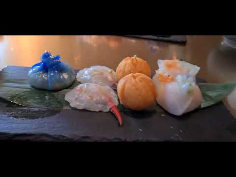 Bolinhos fofos no restaurante Min Jiang, parte # 1