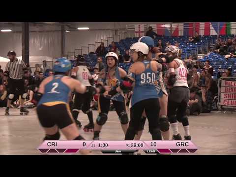 Roller Derby World Cup 2018 Costa Rica vs. Greece