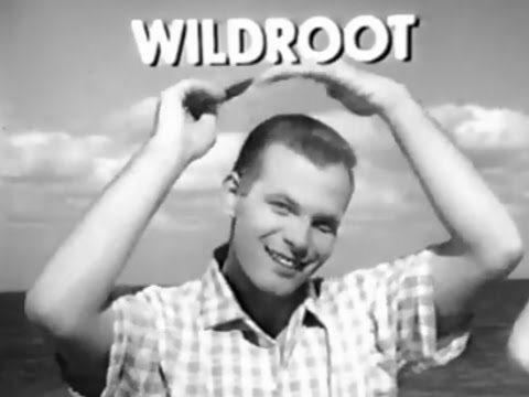 Wildroot Cream Oil For Well Groomed Hair 1960's TV Commercial HD