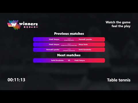 WINners League 11.01.2022  Lysenko H. - Kovalenko S. 22:00