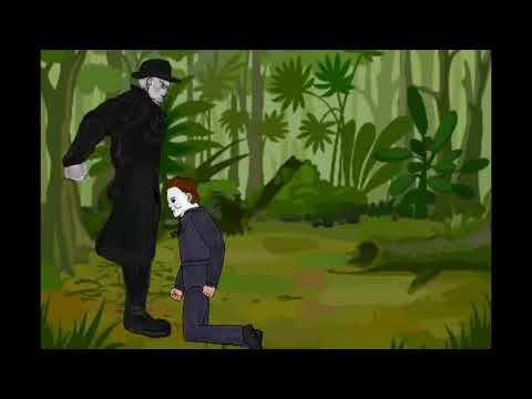Michael myers vs tyrant vs scp - 049 (draw cartoons 2)