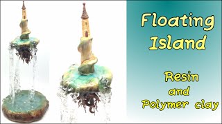 Floating Island- Polymer clay and resin tutorial