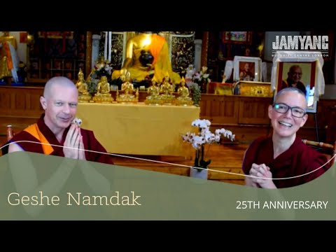 Geshe Namdak Interviewed by Ven. Fabienne Pradelle for Jamyang London 25th anniversary