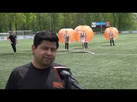 Bubbelvoetbal in Waalwijk